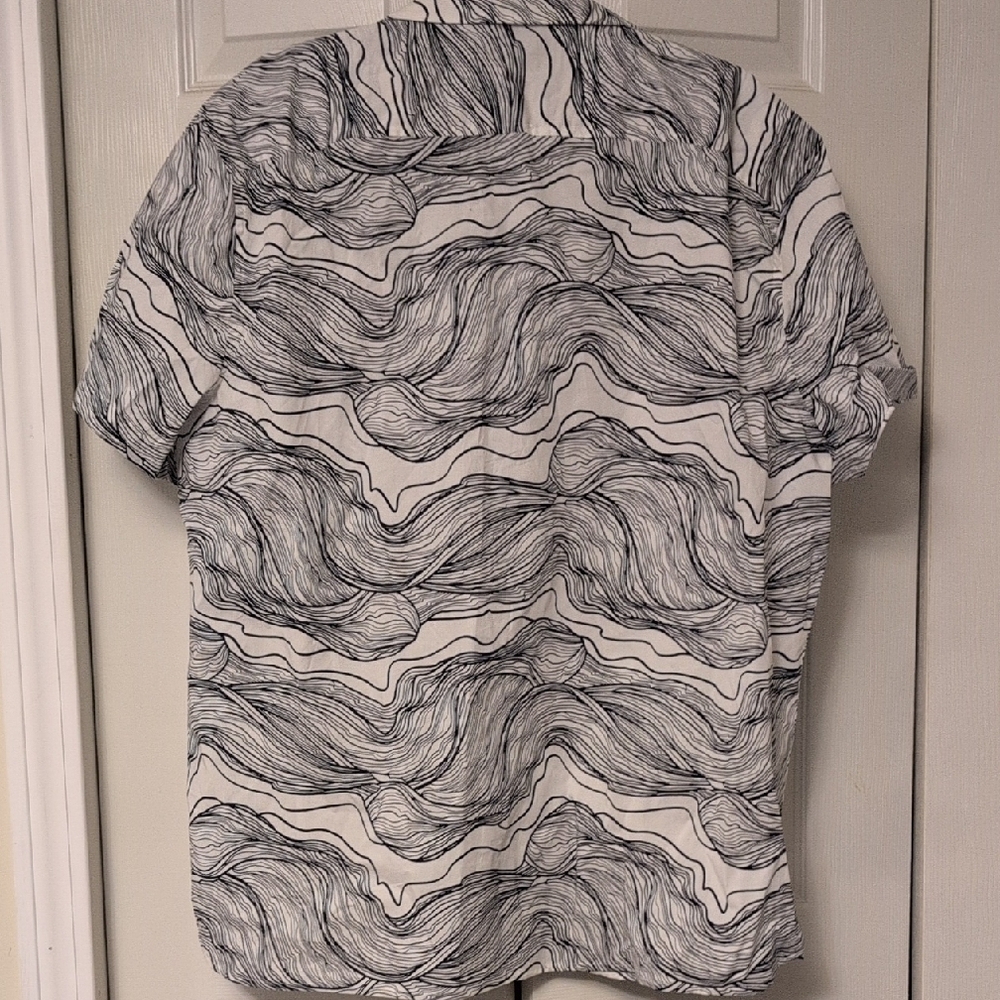 Perry Ellis Button Up Abstract Print - Picture 7 of 9